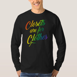Sluitingen zijn voor kleren die de rendy gay lgbtq t-shirt