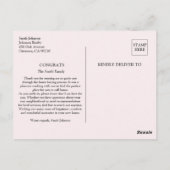 Sluitingsdag Nieuwe Woning Vastgoed Makelaar Briefkaart (Achterkant)