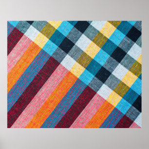 Sluitstructuur van textiel, lendeltje met Thaise s Poster