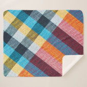 Sluitstructuur van textiel, lendeltje met Thaise s Sherpa Deken (Voorkant (horizontaal))