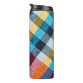 Sluitstructuur van textiel, lendeltje met Thaise s Thermosbeker (Geroteerd rechts)