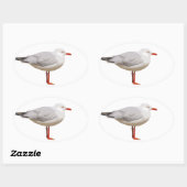 Sluitvormig grafisch ontwerp ovale sticker (Vel)