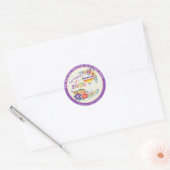 Sluk Geluk! Laten we FIESTA Vieren Custom Ronde Sticker (Envelop)
