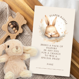 Slumber Bunny Luier Raffle Behuizing Kaart