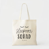 Slumber-partij in Sluepover Squad Editable Tote Bag (Voorkant)
