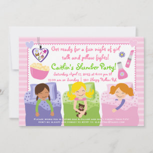 SLUMBER PARTIJ MET MIJN VRIENDEN! KAART