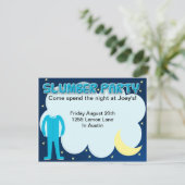 Slumber Party slaappover Kaart (Staand voorkant)