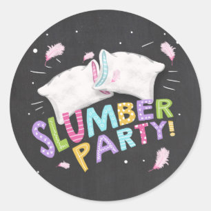 Slumber Party Sleepover Envelope stickers