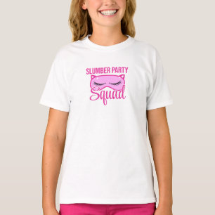 Slumber Party Squad Pajama Party T-shirt