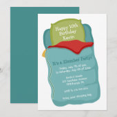 Slumber Party Verjaardag uitnodiging (Voorkant / Achterkant)