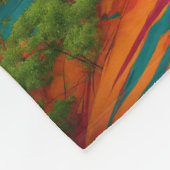 "Slumber penseelstreken: fleece deken (Hoek)