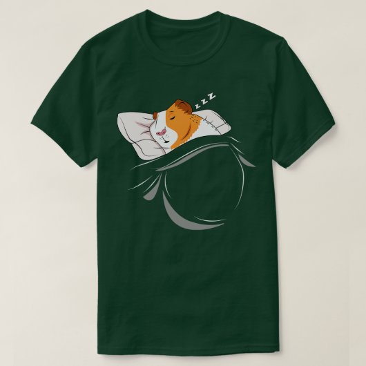 Slumber van cavia t-shirt (Design voorkant)