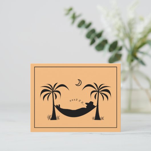 Slumbering Hammock Briefkaart (Staand voorkant)