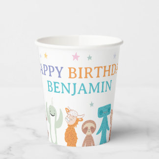 Slumberkins Characters Birthday Papieren Bekers