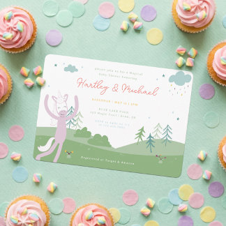 Slumberkins Magische Eenhoorn Baby Shower Kaart