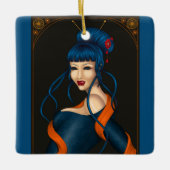 Slurp  keramisch ornament (Voorkant)