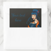 Slurp Rechthoekige Sticker (Tas)