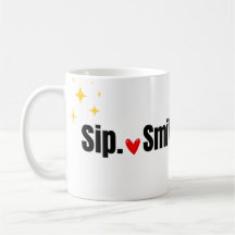 Slurpen. Glimlachen. Herhalen. Mooie typografie ko