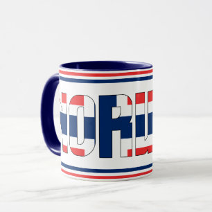 Slurpen met Noorwegen Patriottische Koffie Mok