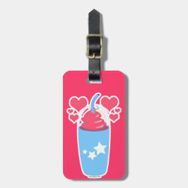 Slush Love Frozen Dessert Drink Cartoon Bagagelabel