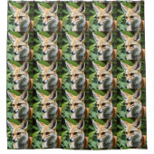 sluwe heksenvos, douchegordijn (Voorkant)