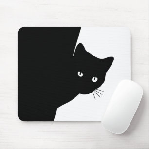 Sluwe Zwarte Kat Muismat