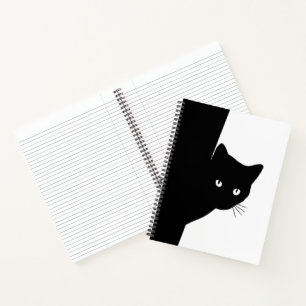 Sluwe Zwarte Kat Notitieboek