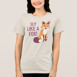 Sly als een vos! Tri-Blend shirt