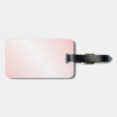 Sly Black Cat Pink Bagagelabel (Achterkant horizontaal)