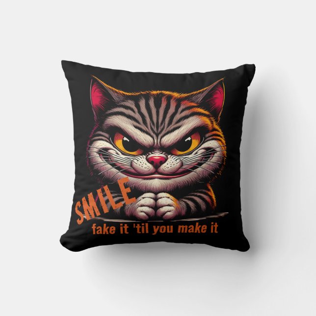Sly Cat Kussen (Voorkant)