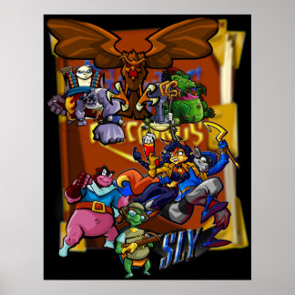 Sly Cooper en de Thievius Raccoonus Poster