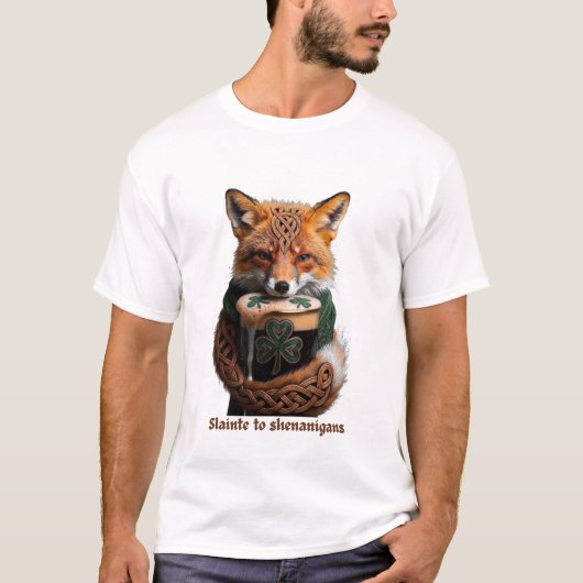Sly Emerald Fox Toast T-Shirt (Voorkant)