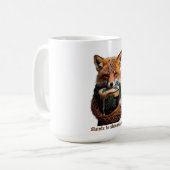 Sly Emerald Fox Toast T-Shirt  Koffiemok (Voorkant links)