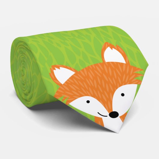 Sly Little Fox- Woodland Friends Stropdas (Opgerold)
