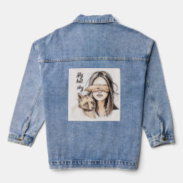 Sly maar verlegen denim jacket
