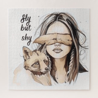 Sly maar verlegen legpuzzel