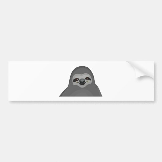 Sly The Sloth Bumpersticker (Voorkant)