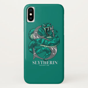 SLYTHERIN™ Crosshatched Emblem iPhone X Hoesje