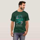 SLYTHERIN™ Crosshatched Emblem T-shirt (Voorkant volledig)