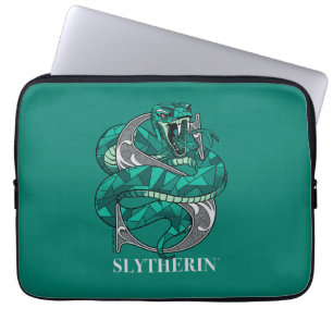 SLYTHERIN™ gekruist gewerkt embleem Laptop Sleeve