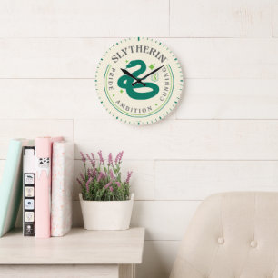 SLYTHERIN™ Green Snake House Pride Badge Grote Klok