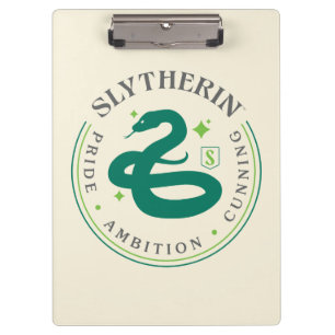 SLYTHERIN™ Green Snake House Pride Badge Klembord