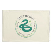 SLYTHERIN™ Green Snake House Pride Badge Kussensloop (Achterkant)