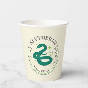 SLYTHERIN™ Green Snake House Pride Badge Papieren Bekers