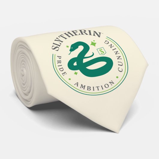 SLYTHERIN™ Green Snake House Pride Badge Stropdas (Opgerold)