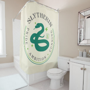 SLYTHERIN™ Groene Slangenhuis Trots Badge Douchegordijn