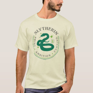 SLYTHERIN™ Groene Slangenhuis Trots Badge T-shirt