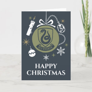 SLYTHERIN™ Holiday Bauble Graphic Feestdagen Kaart