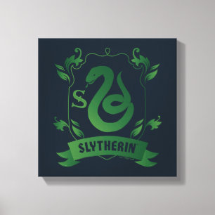  SLYTHERIN™ House Crest Canvas Afdruk