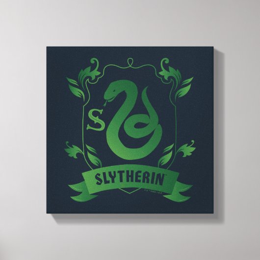  SLYTHERIN™ House Crest Canvas Afdruk (Voorkant)